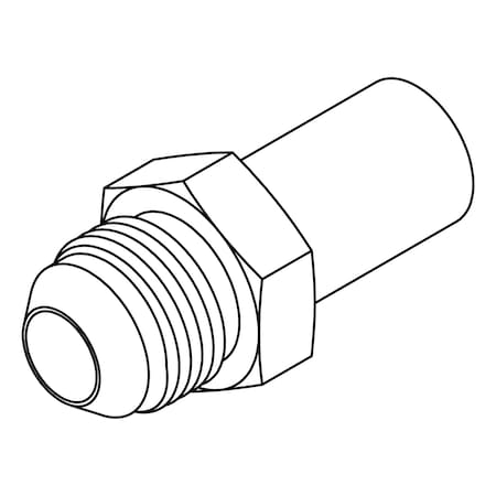 Hydraulic Fitting-International08MJ-14MM METRIC STANDPIPE